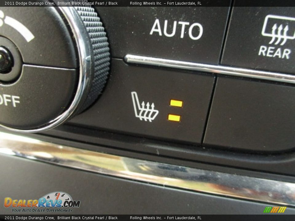 2011 Dodge Durango Crew Brilliant Black Crystal Pearl / Black Photo #25