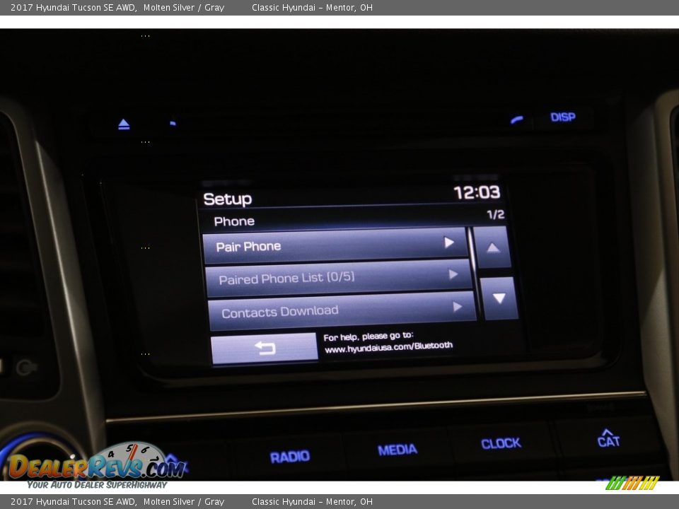 2017 Hyundai Tucson SE AWD Molten Silver / Gray Photo #11