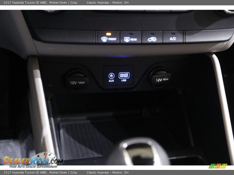 2017 Hyundai Tucson SE AWD Molten Silver / Gray Photo #12