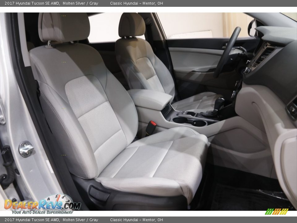 2017 Hyundai Tucson SE AWD Molten Silver / Gray Photo #14