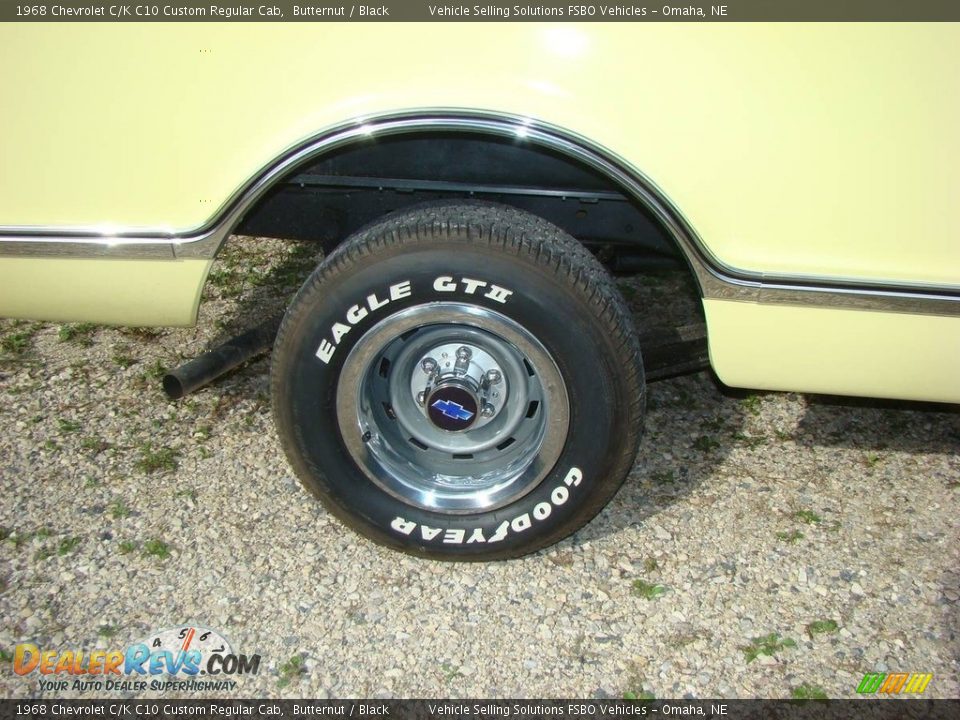 1968 Chevrolet C/K C10 Custom Regular Cab Butternut / Black Photo #7