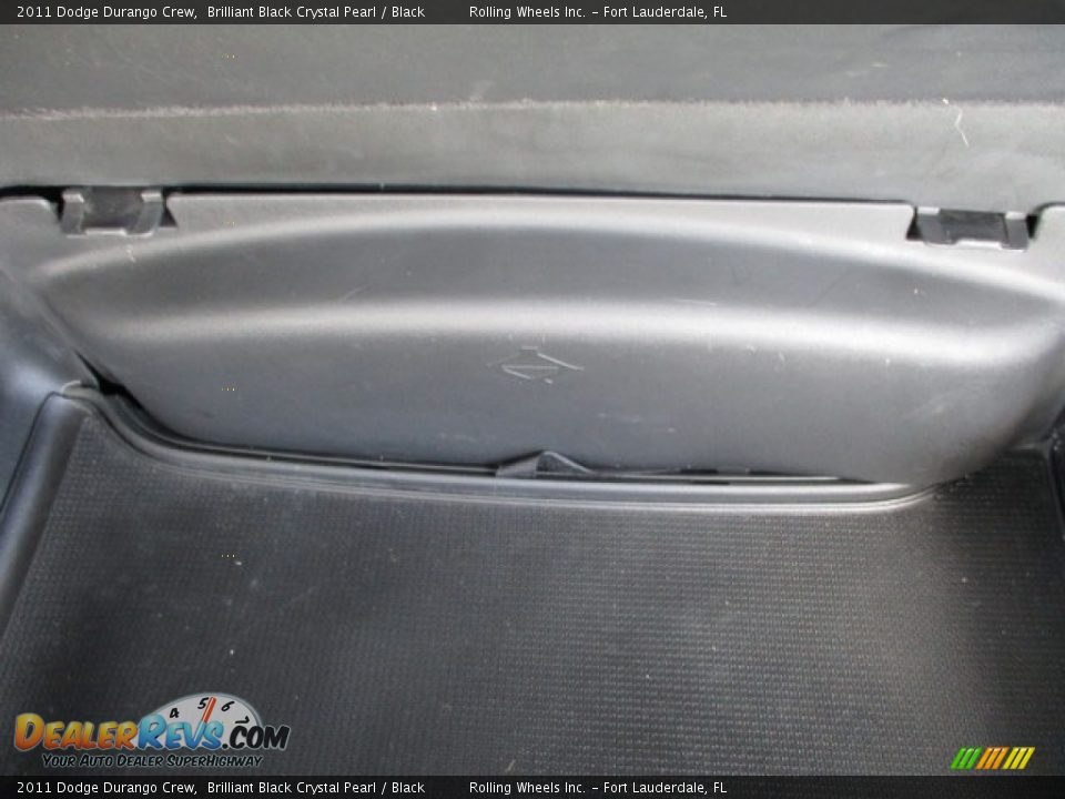 2011 Dodge Durango Crew Brilliant Black Crystal Pearl / Black Photo #31