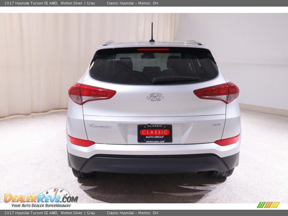 2017 Hyundai Tucson SE AWD Molten Silver / Gray Photo #17