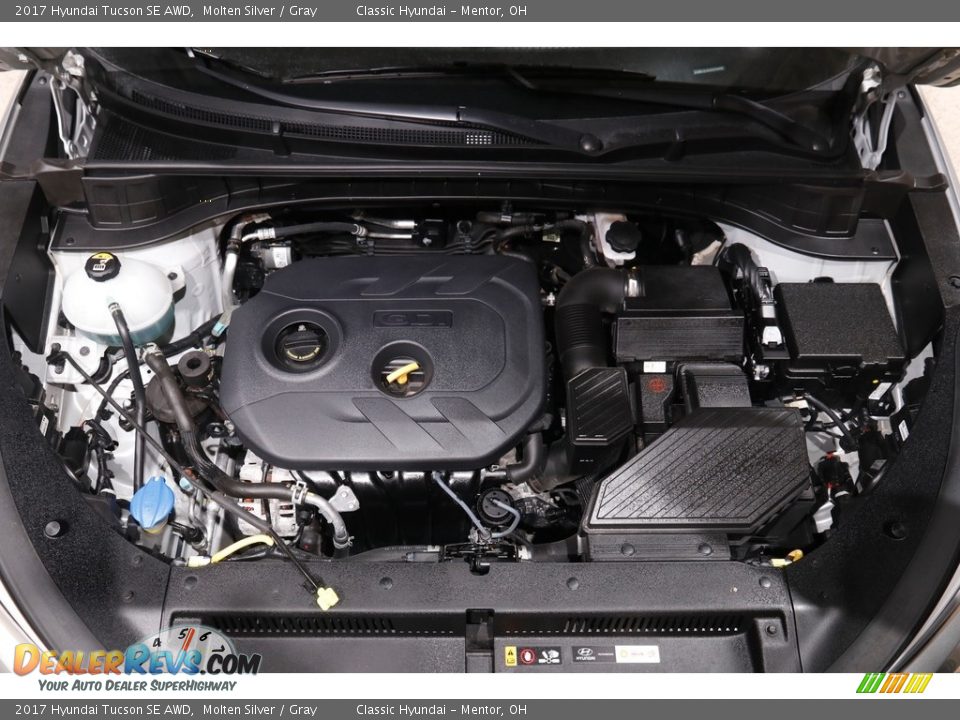 2017 Hyundai Tucson SE AWD Molten Silver / Gray Photo #18