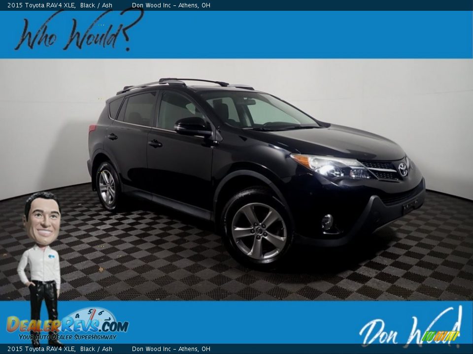 2015 Toyota RAV4 XLE Black / Ash Photo #1