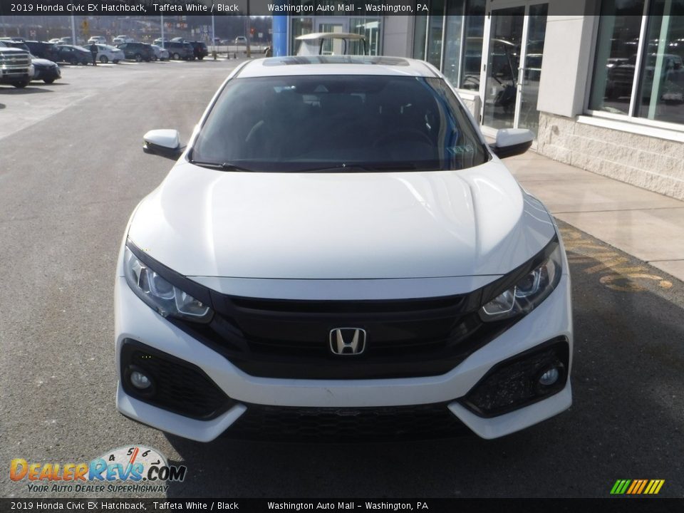 2019 Honda Civic EX Hatchback Taffeta White / Black Photo #5