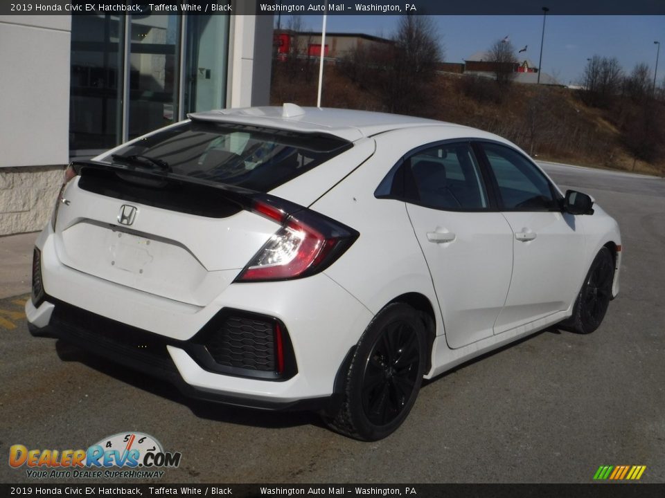 2019 Honda Civic EX Hatchback Taffeta White / Black Photo #9