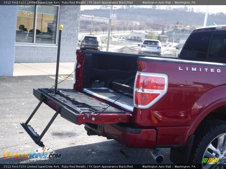 2013 Ford F150 Limited SuperCrew 4x4 Ruby Red Metallic / FX Sport Appearance Black/Red Photo #3