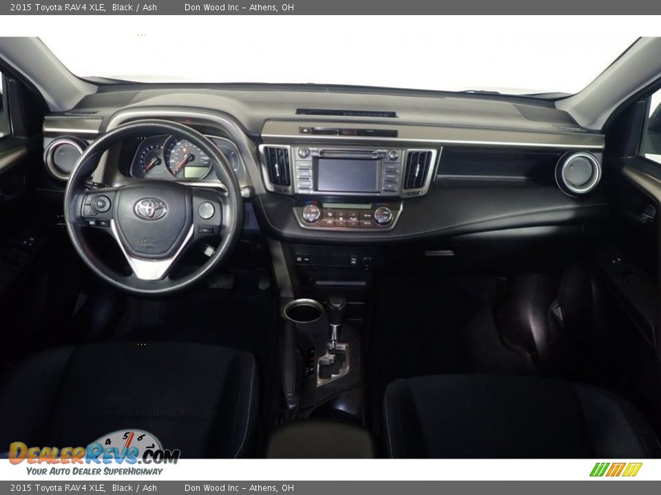 2015 Toyota RAV4 XLE Black / Ash Photo #25