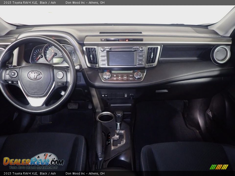 2015 Toyota RAV4 XLE Black / Ash Photo #26