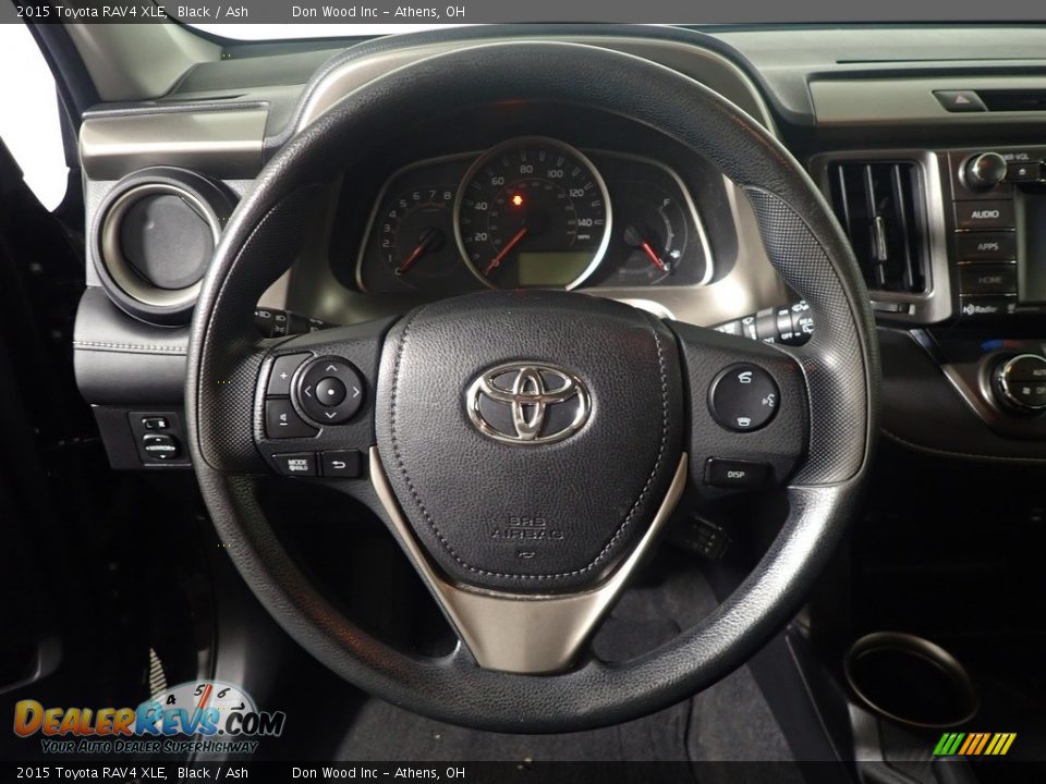 2015 Toyota RAV4 XLE Black / Ash Photo #28