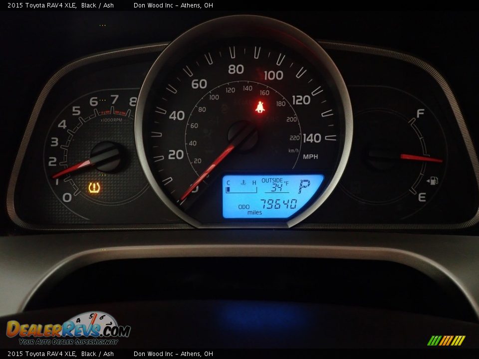 2015 Toyota RAV4 XLE Black / Ash Photo #29