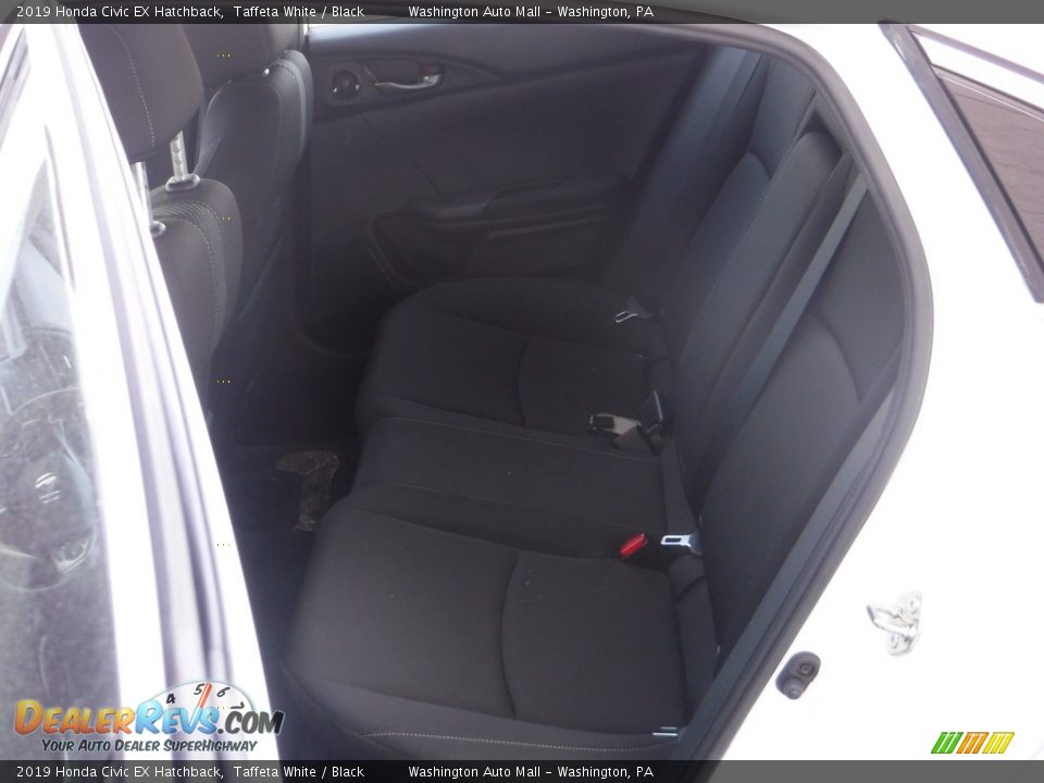 2019 Honda Civic EX Hatchback Taffeta White / Black Photo #24