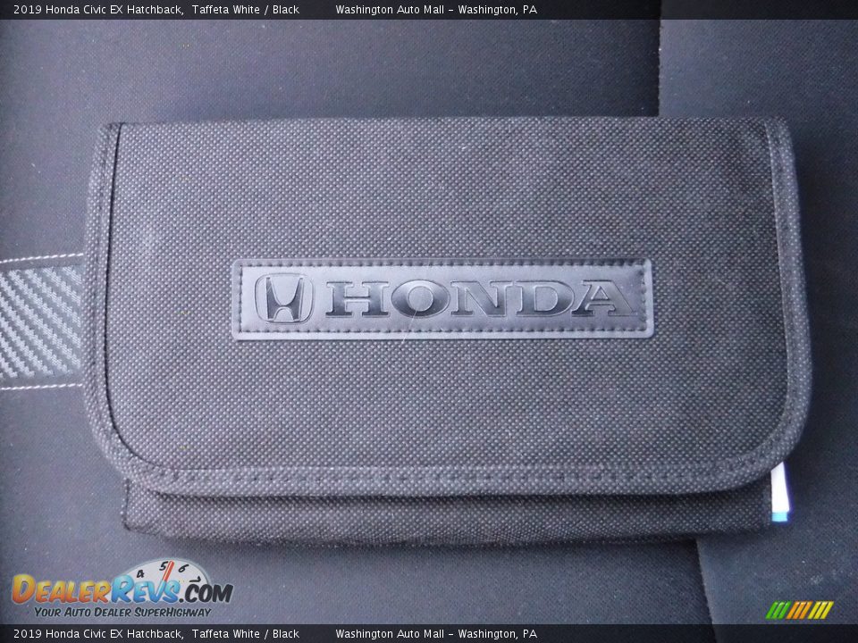 2019 Honda Civic EX Hatchback Taffeta White / Black Photo #26