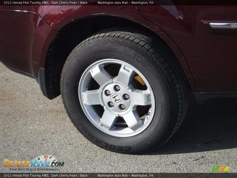 2011 Honda Pilot Touring 4WD Dark Cherry Pearl / Black Photo #4