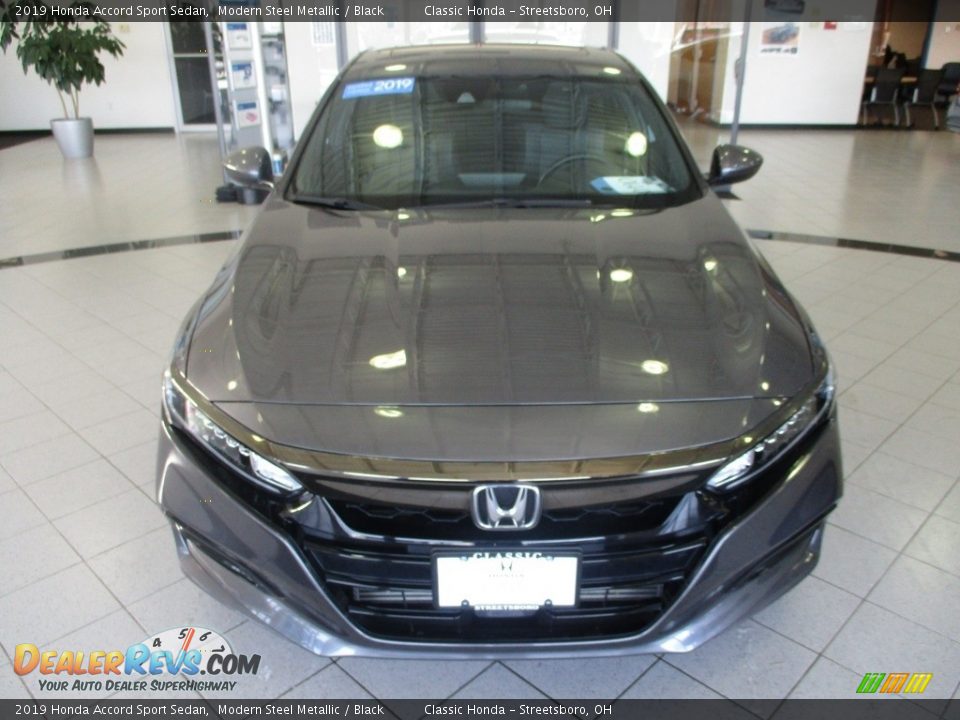 2019 Honda Accord Sport Sedan Modern Steel Metallic / Black Photo #2