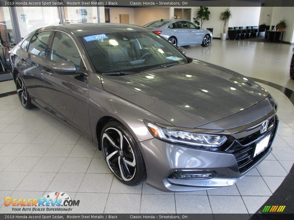 2019 Honda Accord Sport Sedan Modern Steel Metallic / Black Photo #3