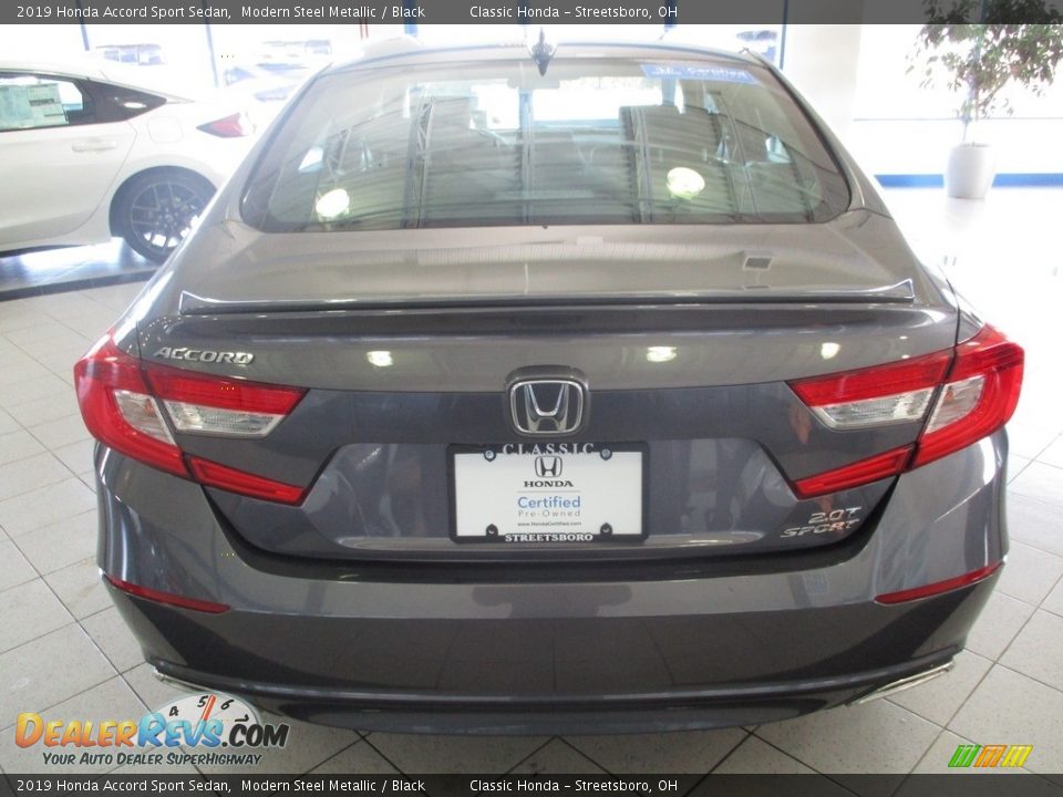 2019 Honda Accord Sport Sedan Modern Steel Metallic / Black Photo #8