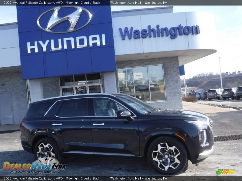 2022 Hyundai Palisade Calligraphy AWD Moonlight Cloud / Black Photo #2