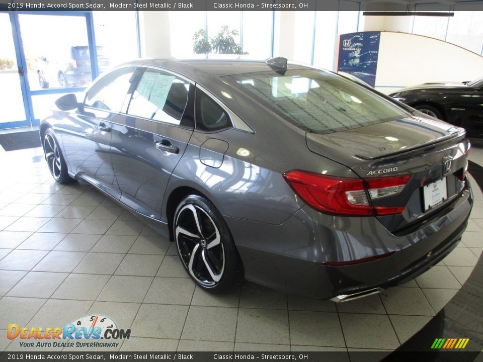 2019 Honda Accord Sport Sedan Modern Steel Metallic / Black Photo #9