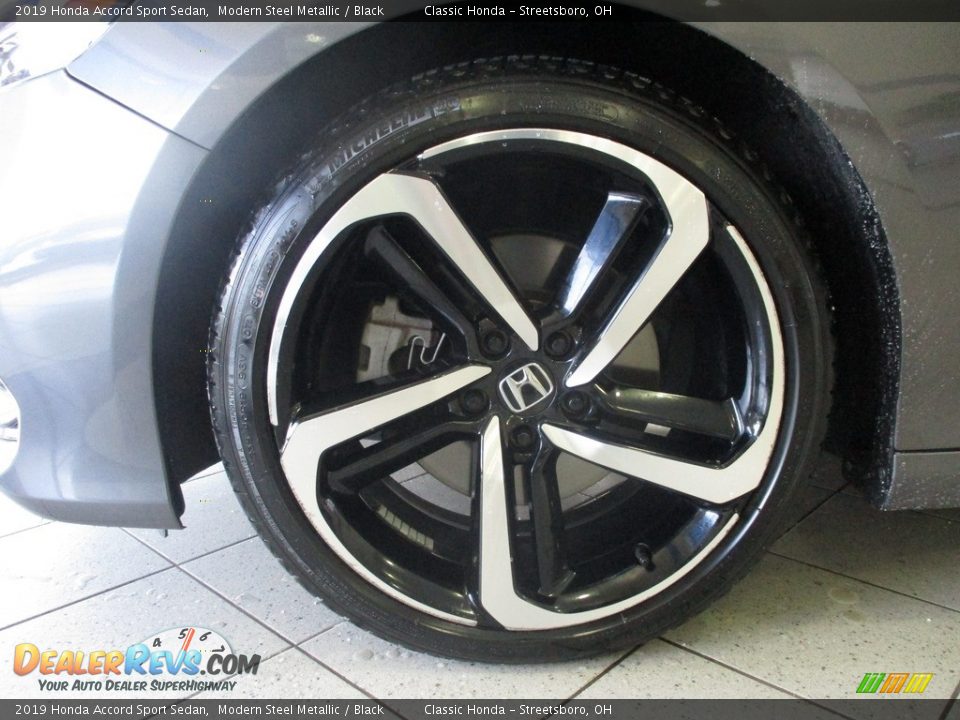 2019 Honda Accord Sport Sedan Modern Steel Metallic / Black Photo #12