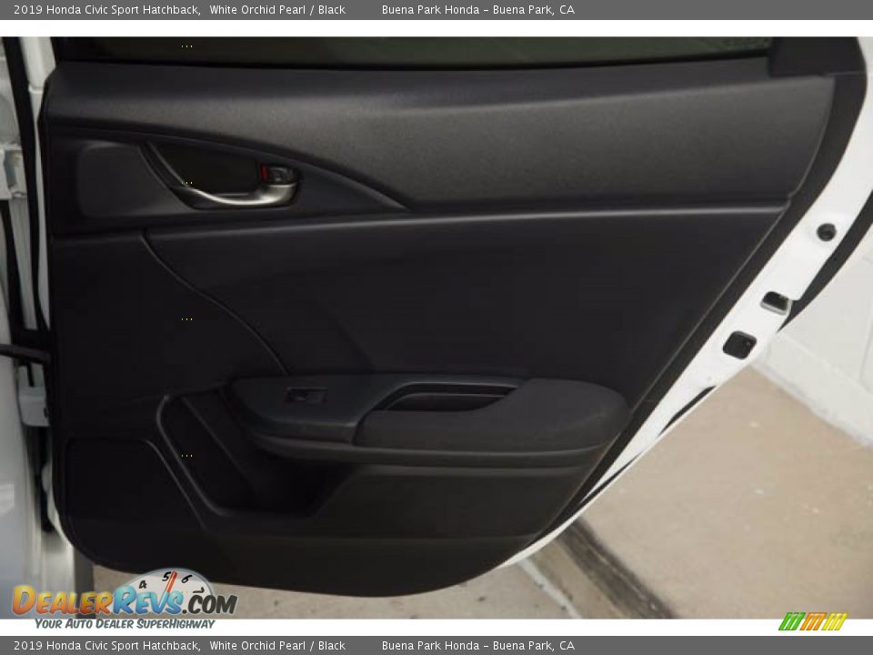 2019 Honda Civic Sport Hatchback White Orchid Pearl / Black Photo #30