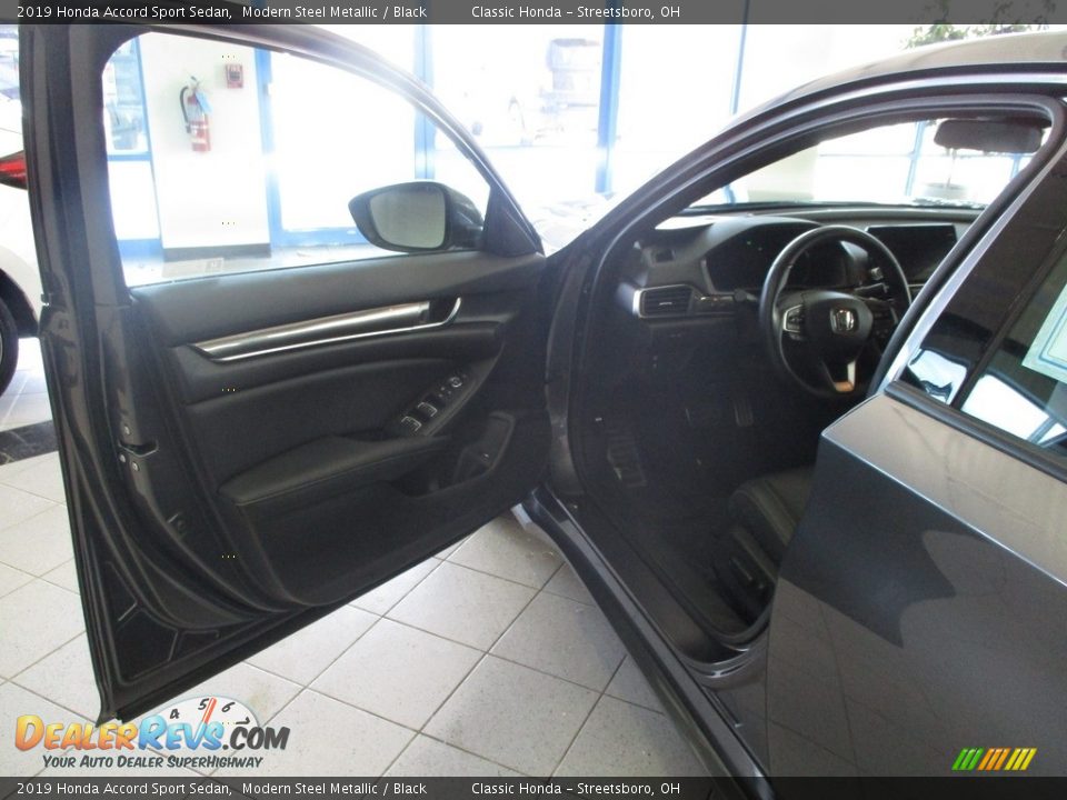 2019 Honda Accord Sport Sedan Modern Steel Metallic / Black Photo #27
