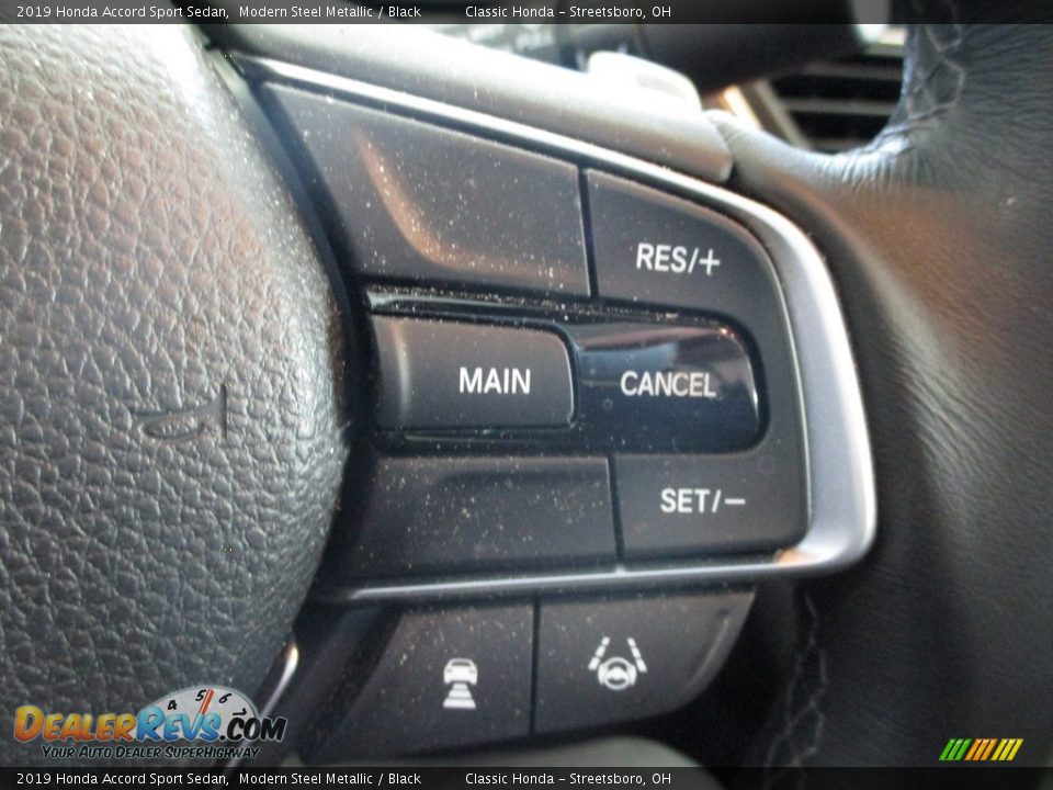 2019 Honda Accord Sport Sedan Modern Steel Metallic / Black Photo #34