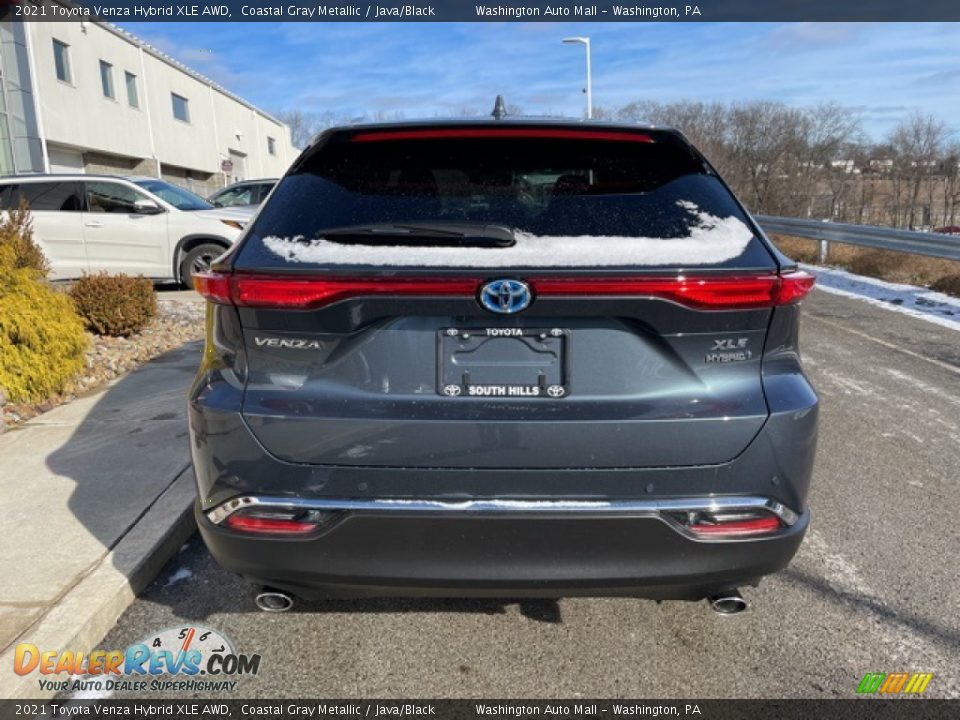 2021 Toyota Venza Hybrid XLE AWD Coastal Gray Metallic / Java/Black Photo #8