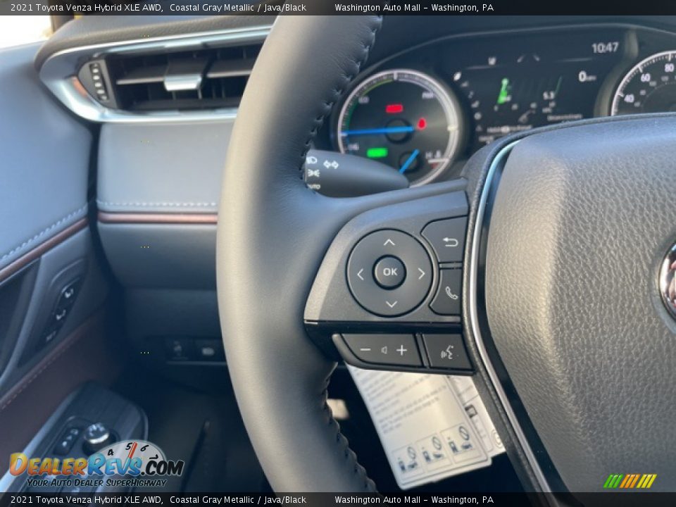Controls of 2021 Toyota Venza Hybrid XLE AWD Photo #14