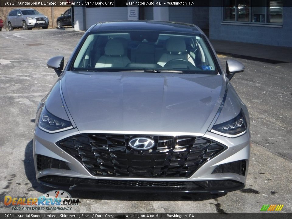 2021 Hyundai Sonata Limited Shimmering Silver / Dark Gray Photo #5