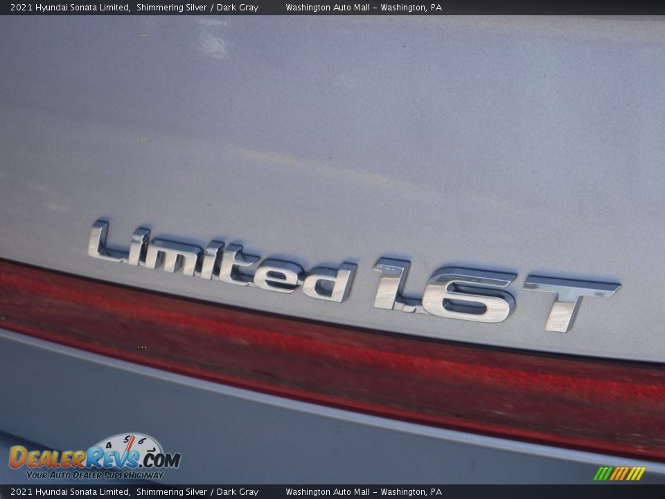 2021 Hyundai Sonata Limited Shimmering Silver / Dark Gray Photo #11