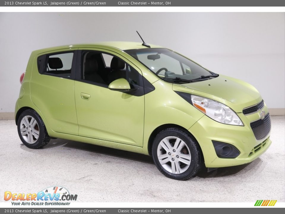 2013 Chevrolet Spark LS Jalapeno (Green) / Green/Green Photo #1