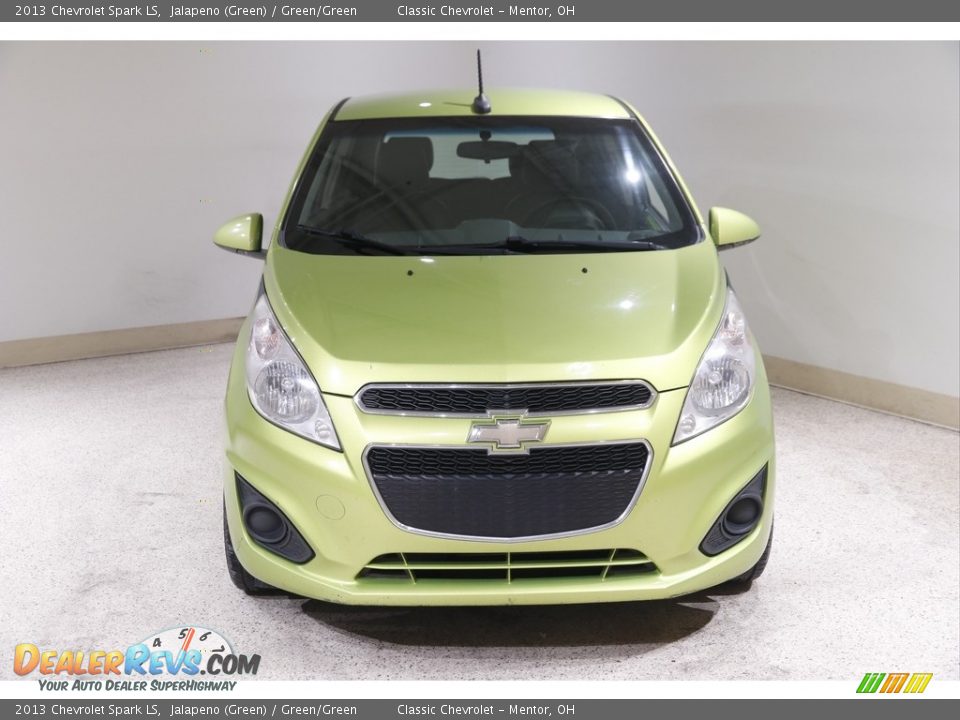 2013 Chevrolet Spark LS Jalapeno (Green) / Green/Green Photo #2