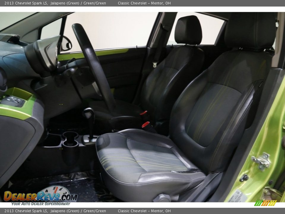 2013 Chevrolet Spark LS Jalapeno (Green) / Green/Green Photo #5