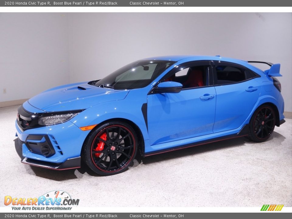 Boost Blue Pearl 2020 Honda Civic Type R Photo #3