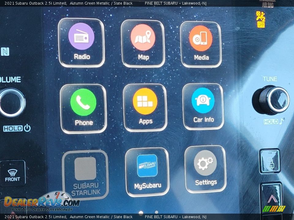 2021 Subaru Outback 2.5i Limited Autumn Green Metallic / Slate Black Photo #6