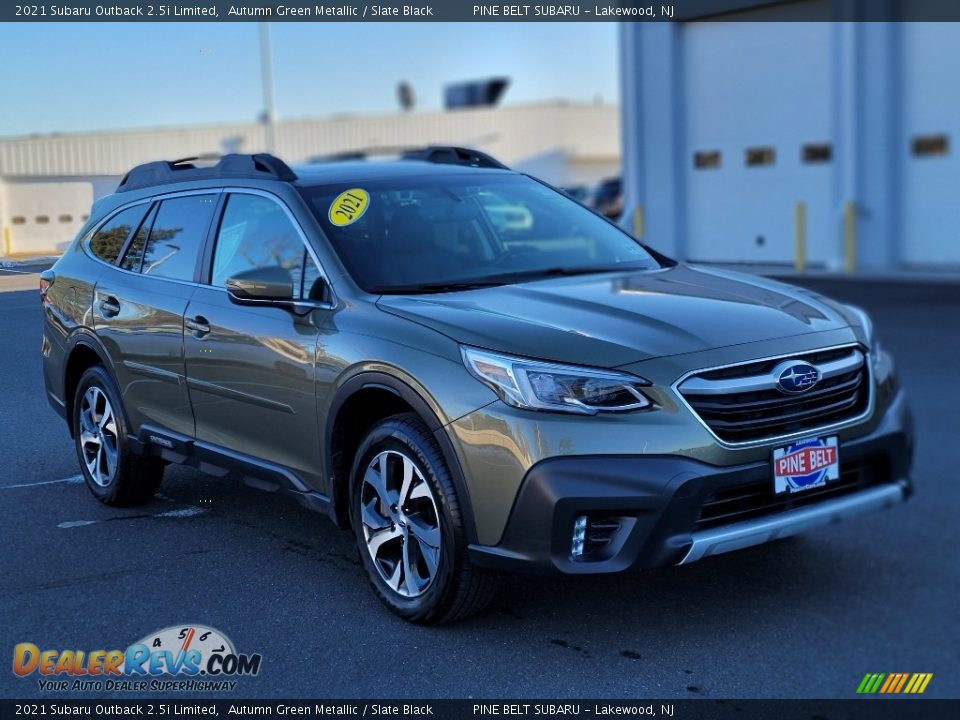2021 Subaru Outback 2.5i Limited Autumn Green Metallic / Slate Black Photo #15