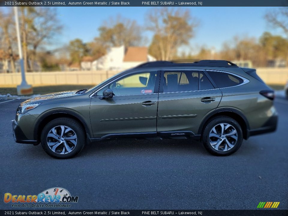 2021 Subaru Outback 2.5i Limited Autumn Green Metallic / Slate Black Photo #18