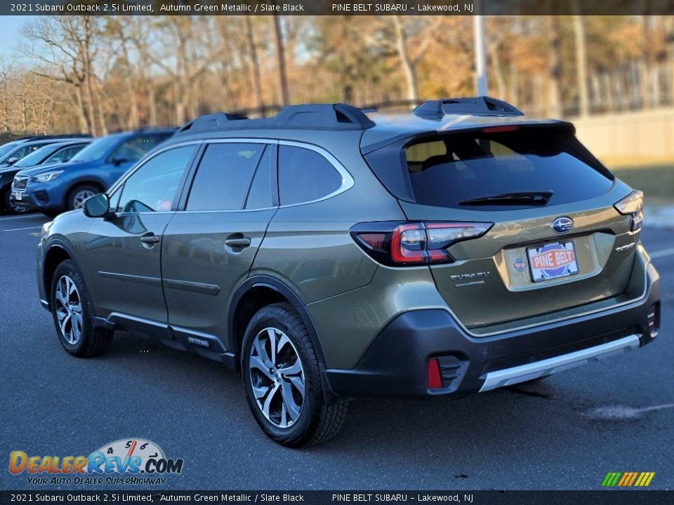 2021 Subaru Outback 2.5i Limited Autumn Green Metallic / Slate Black Photo #19