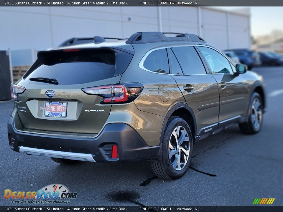 2021 Subaru Outback 2.5i Limited Autumn Green Metallic / Slate Black Photo #21
