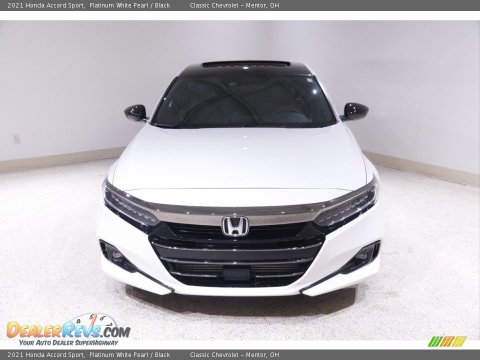 2021 Honda Accord Sport Platinum White Pearl / Black Photo #2