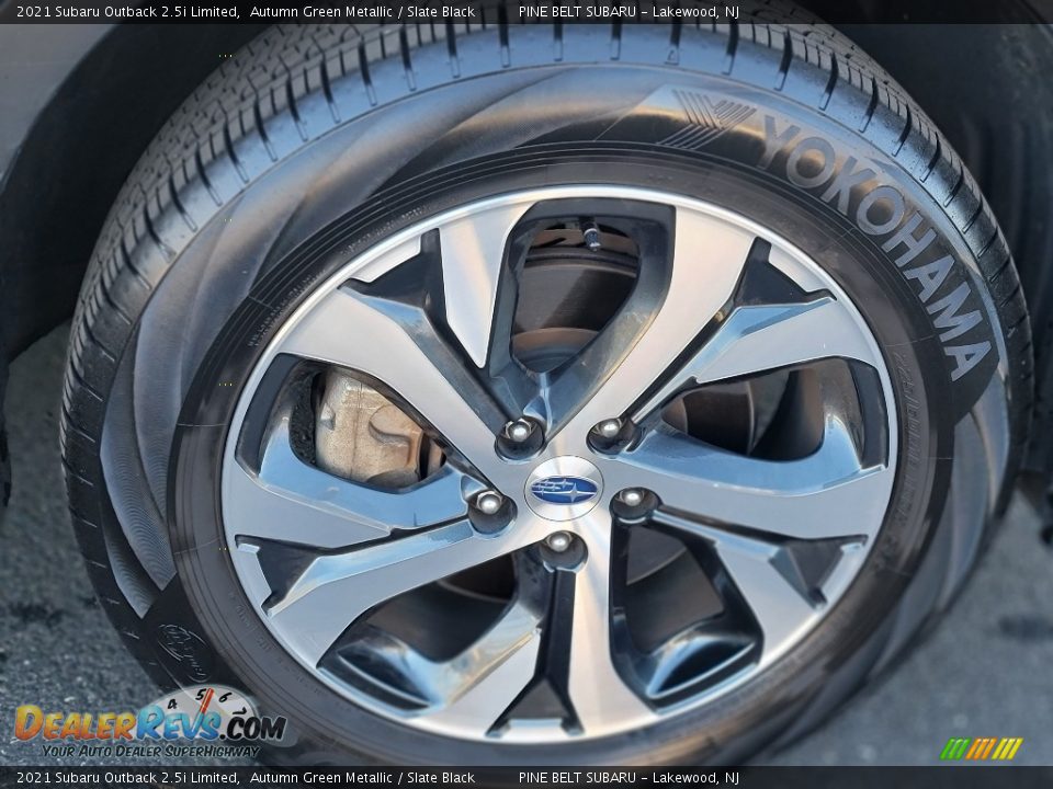 2021 Subaru Outback 2.5i Limited Autumn Green Metallic / Slate Black Photo #23