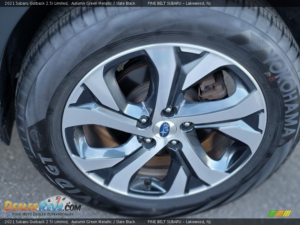 2021 Subaru Outback 2.5i Limited Autumn Green Metallic / Slate Black Photo #31