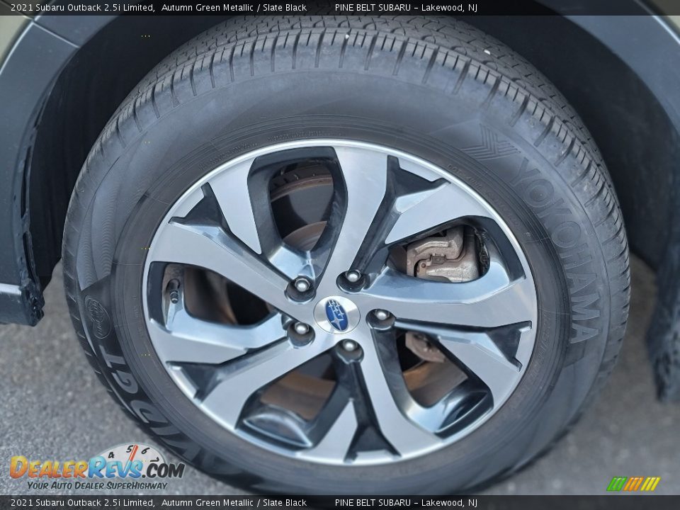 2021 Subaru Outback 2.5i Limited Autumn Green Metallic / Slate Black Photo #34