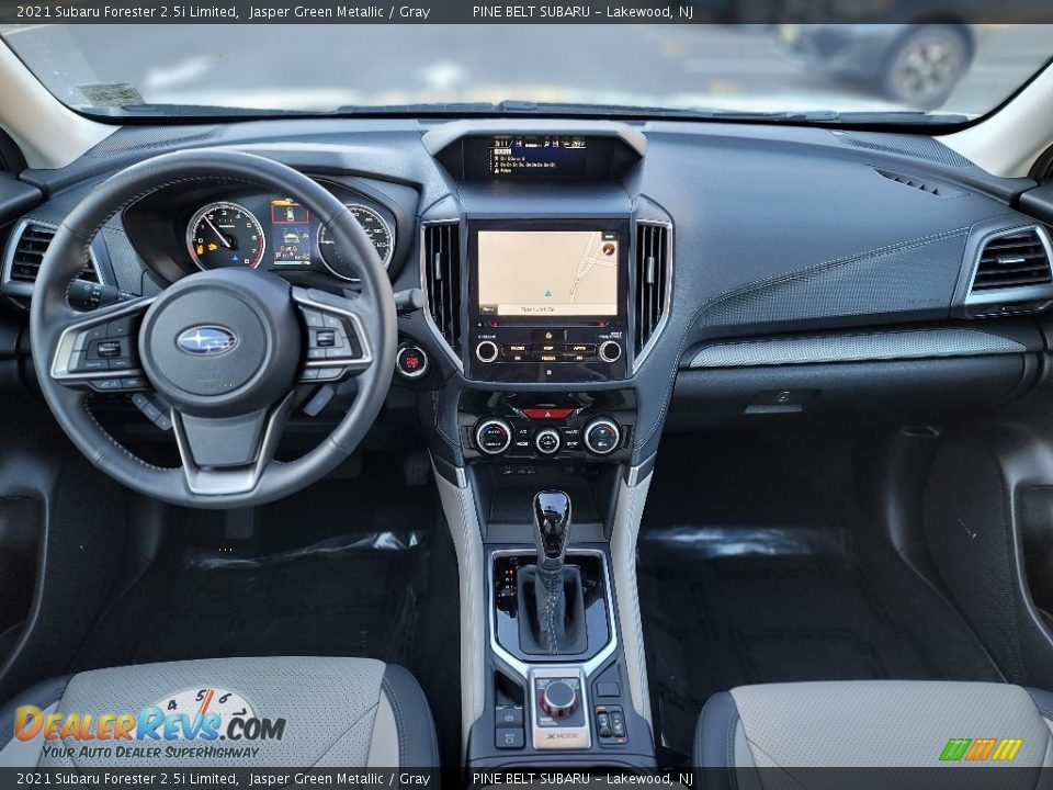 2021 Subaru Forester 2.5i Limited Jasper Green Metallic / Gray Photo #6