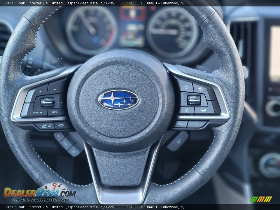 2021 Subaru Forester 2.5i Limited Jasper Green Metallic / Gray Photo #12