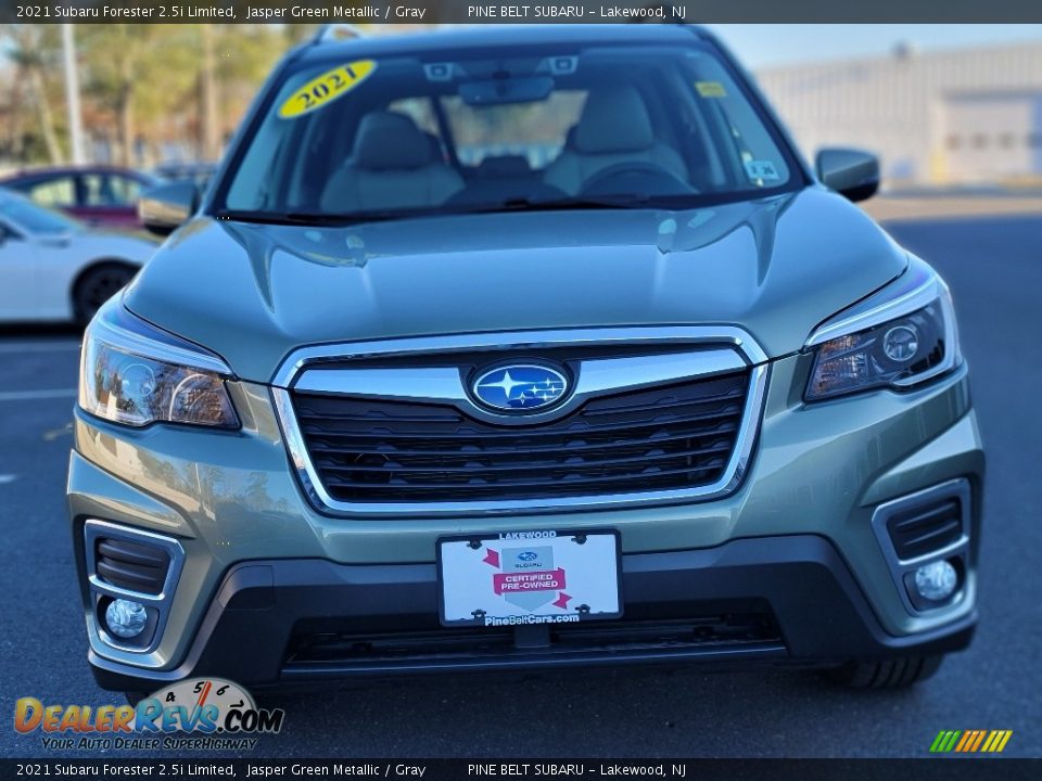 2021 Subaru Forester 2.5i Limited Jasper Green Metallic / Gray Photo #18