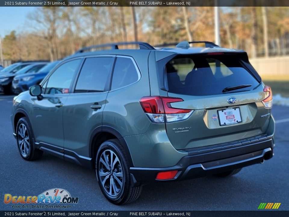 2021 Subaru Forester 2.5i Limited Jasper Green Metallic / Gray Photo #20