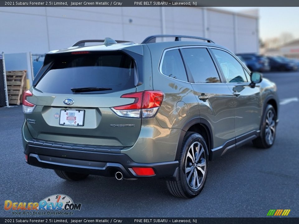 2021 Subaru Forester 2.5i Limited Jasper Green Metallic / Gray Photo #22